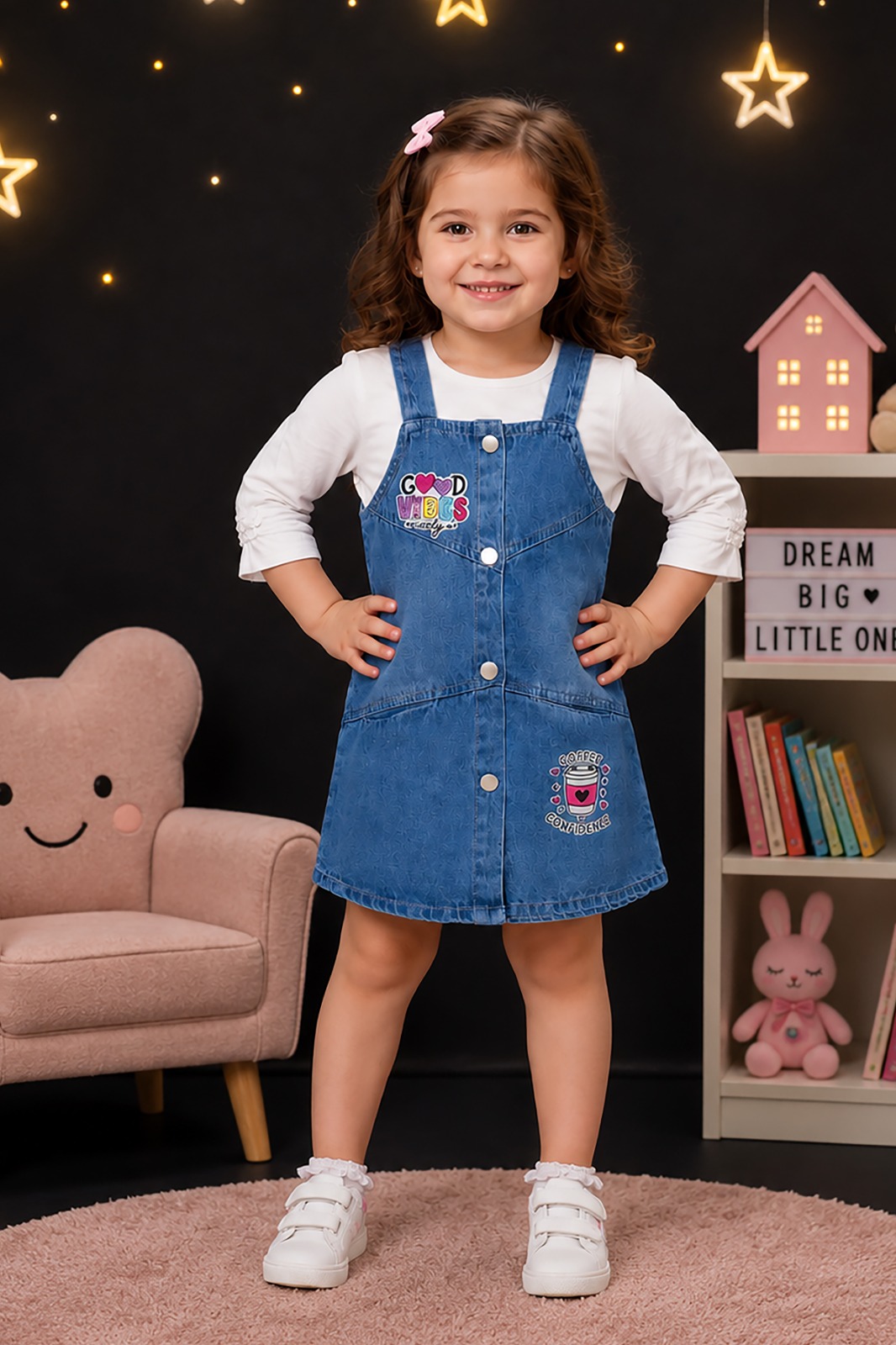 denim midi 